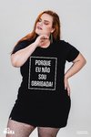 Vestido Porque Eu Não Sou Obrigada - MinKa Camisetas Feministas