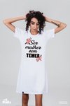 Vestido Ser Mulher Sem Temer - MinKa Camisetas Feministas
