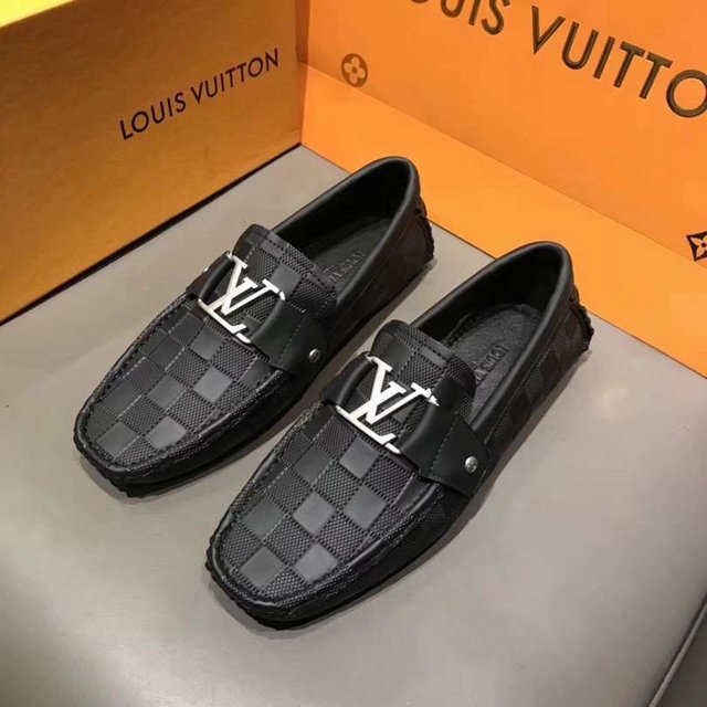 Mocassim Louis Vuitton Masculino Cinza