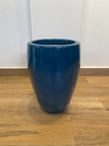 Vaso esmaltado 43x29cm - Verde escuro
