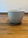 vaso de polietileno 40cm Branco off-white marmorizado