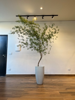 Bambu mosso artificial 2,10 metros curvado para esquerda - comprar online