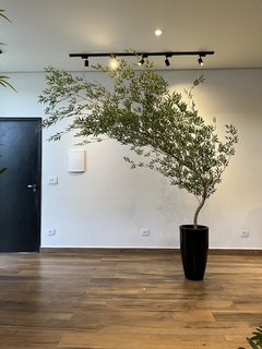 bambu mosso artificial 2,20 metros curvado para esquerda - loja online