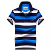 Polo masculina casual algodão