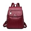 Mochila feminina couro macio Luxury