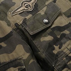 JAQUETA CAMUFLADA ESTILO MILITAR - loja online