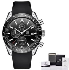 Relógio BENYAR Esporte Cronógrafo Quartzo - Mayortstore | Roupas, Relógios e acessórios 
