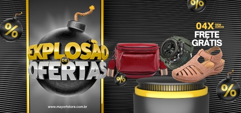 Imagem do banner rotativo Mayortstore | Roupas, Relógios e acessórios 