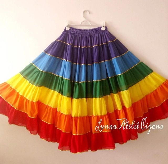 Saia cigana hotsell arco iris