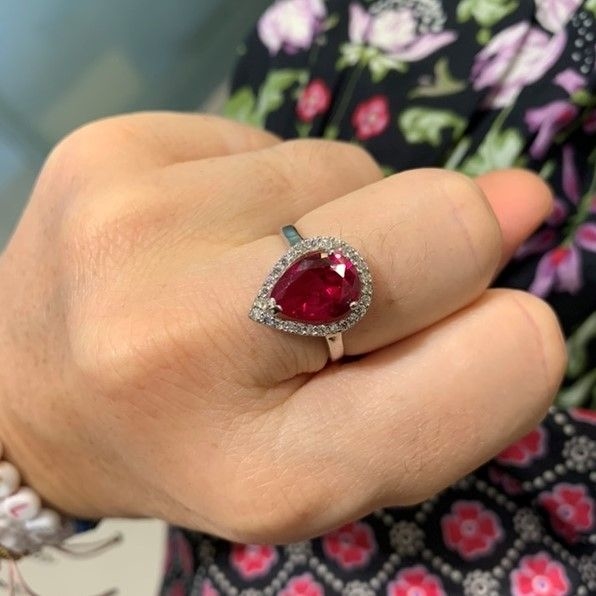 Anillo de rubi hotsell