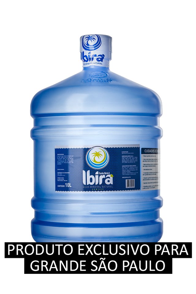 Água Ibirá - 10 Litros (Troca de Galão)