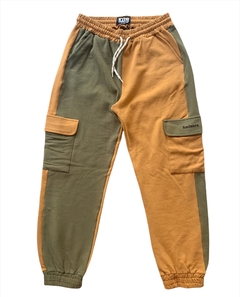 PANT CARGO GEMINIS | CAMEL/VERDE - KADABRA