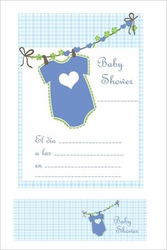 Invitaciones con souvenir - Baby Shower - comprar online