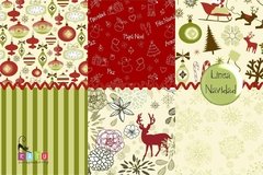 KIT SCRAP CLÁSICA NAVIDAD (LINEA SCRAP MÁS 6 TIRAS DE TAG RECORTABLES) - comprar online