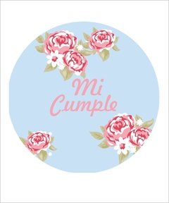 Invitación cumpleaños redonda - tienda online