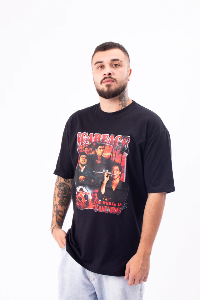 Camiseta Uzi Merch Scarface
