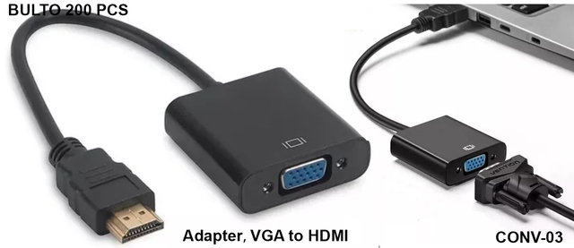 ADAPTADOR HDMI A VGA CONV-03 - Electrónica por Mayor