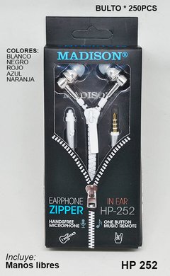 Auricular in ear HP 252 Mic Cierre