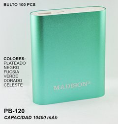 Power Bank Madison 10.400 MAH - PB 120