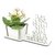Porta Flores Display Nome Personalizado MDF Branco - Agronomia
