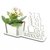 Porta Flores Display Nome Personalizado MDF Branco - Manicure