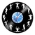 Relógio De Parede - Disco de Vinil - Esportes - Bodybuilder - VES-017