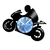 Relógio De Parede - Disco de Vinil - Motos - Racing - VMO-005