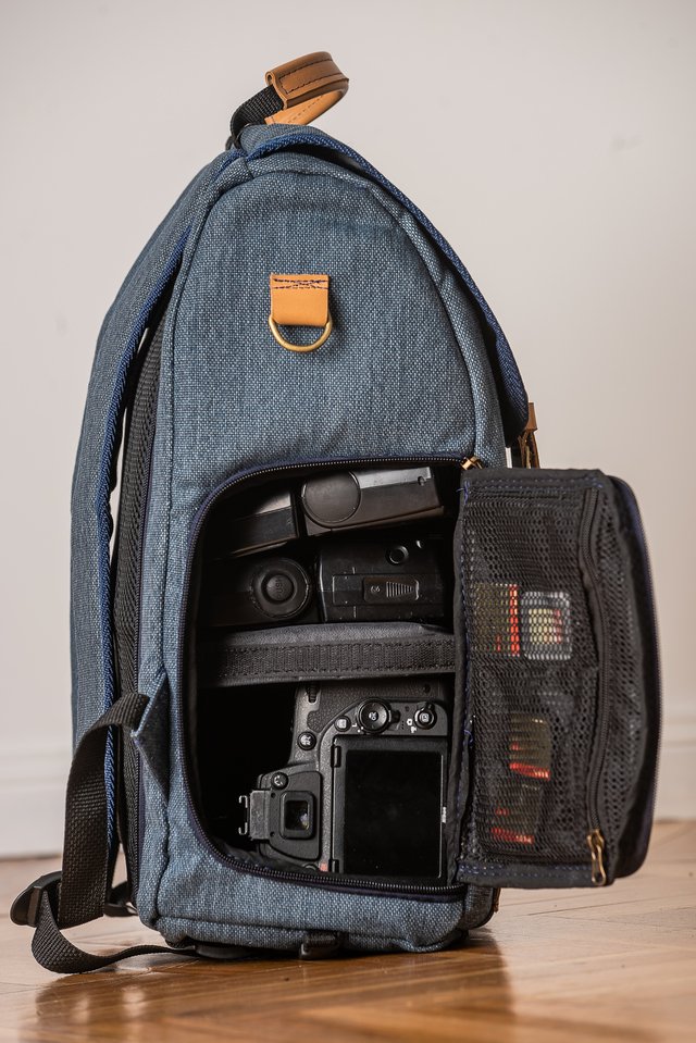 Mochila Pampa Oxford Azul