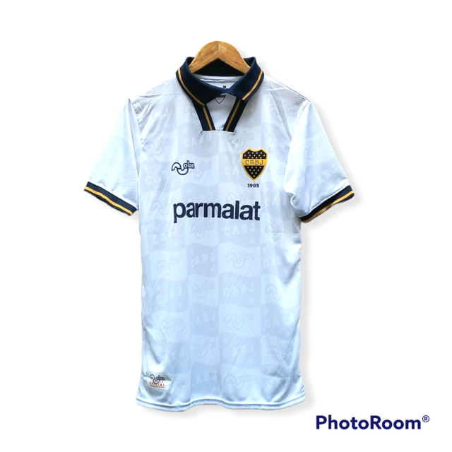 Camiseta de boca parmalat blanca sale