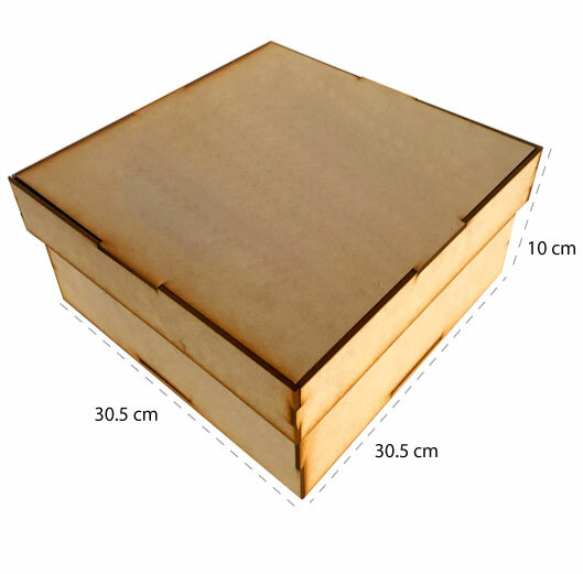 Comprar Caja de madera mediana (30x20x14cm). online - holamama