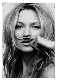 (238) KATE MOSS LIFE IS A JOKE - EMOTY Wall Deco