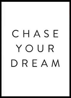(355) CHASE YOUR DREAM - comprar online