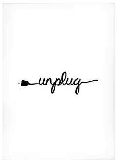 (245) UNPLUG - EMOTY Wall Deco