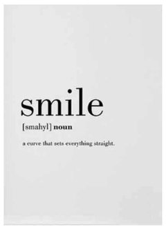 (259) SMILE DEFINITION - EMOTY Wall Deco