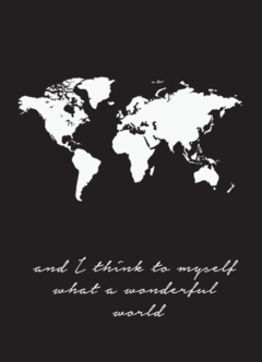 (66) MAPA WHAT A WONDERFUL WORLD