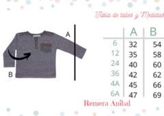 Remera Anibal Gris - tienda online