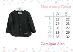 Cardigan Aloe Negro - comprar online