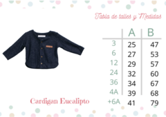 Cardigan Eucalipto Azul en internet