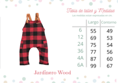 Jardinero Wood Rojo - tienda online