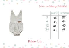 Pelele Lito Beige - De Chulos y Chulas