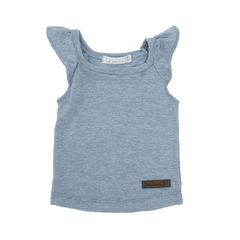 Musculosa Volados Lia Azul cielo - comprar online