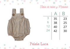 Pelele Luca Beige - comprar online