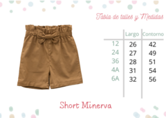 Short Minerva Camel - tienda online
