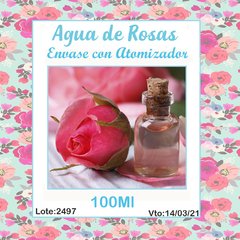 Agua De Rosas Por 100 Ml Envase Atomizador Para Suavizar la Piel - comprar online