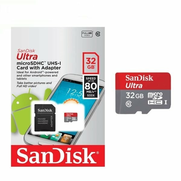 Tarjetas Micro SD, 32 GB.