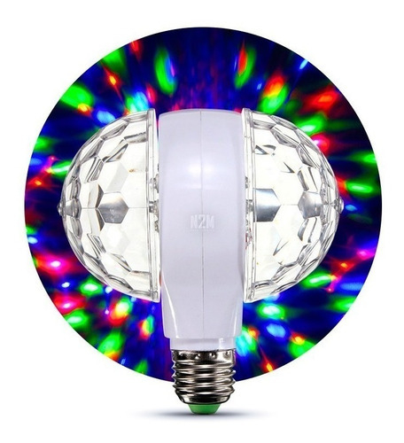 Foco Lampara Led RGB Giratorio De Color