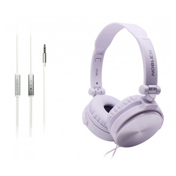 Auriculares alámbricos On Ear Noblex HP107WS Micrófono