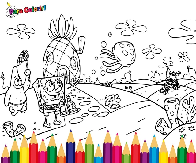 Jogo de Colorir Pintar Desenhos da Turma da Mônica Galinha