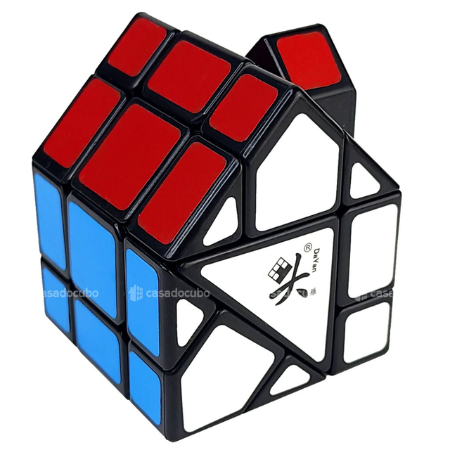 Cubo Mágico Diferente- Cubo Mágico 3x3 - 5 Cores