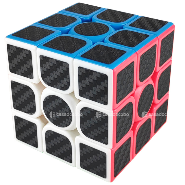 CUBO MAGICO CUBER PRO 4 PRETO - Quebra Cabeça 3D Cubo Magico Cuber